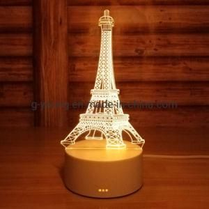 7 Colors Changeable 3D Lamp Optical Illusion Night Light