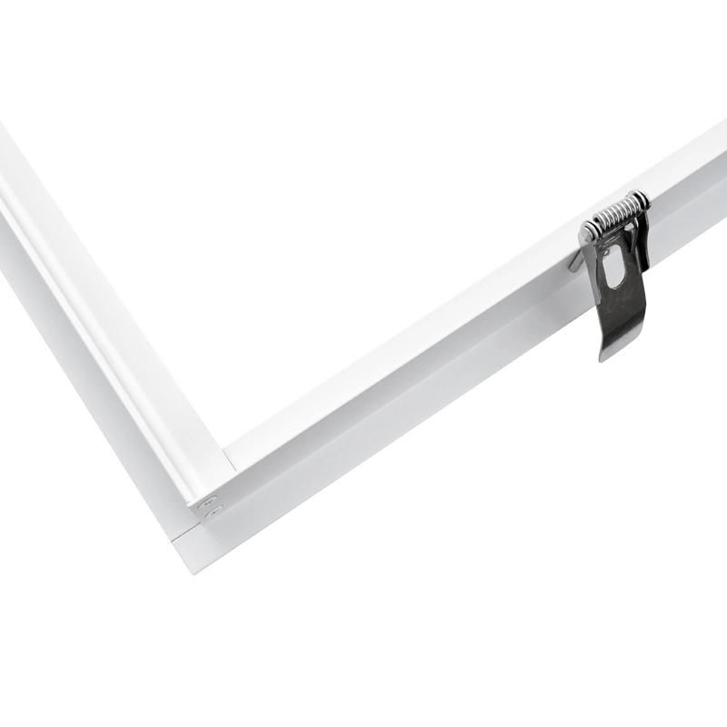 Matte White Color Recessed Mount Aluminum LED Panel Light Frame for LED Panel