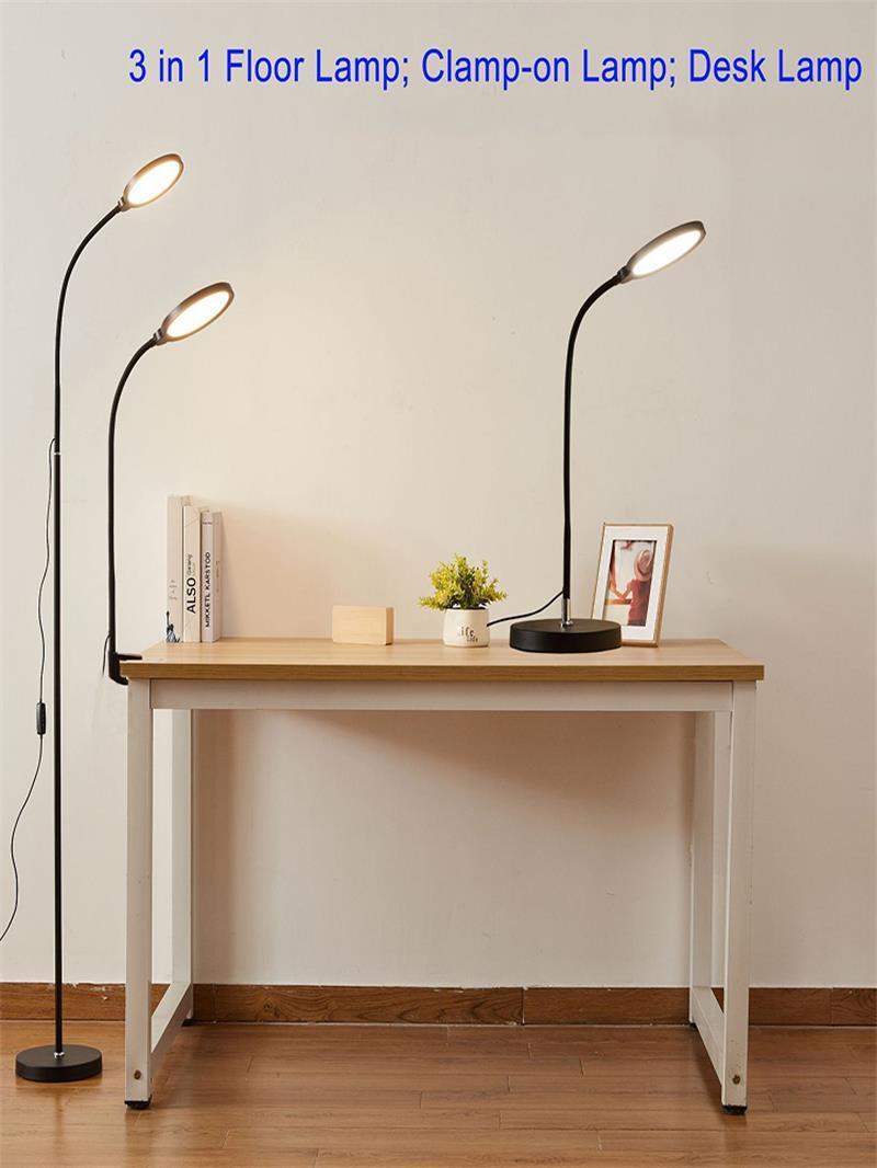 New Design Creative Modern Three-in-One Lamp Clip-on Lamp Floor Lamp Eye Protection LED Lamp