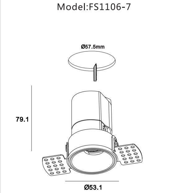 Ceiling Spotlight Series 7W LED Remarkable Modern Lights