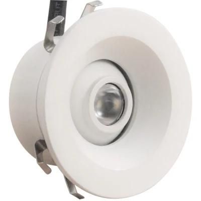 European High Quality LED New Eyeball Spot Light Focus Light Showcase Light for Cabinet