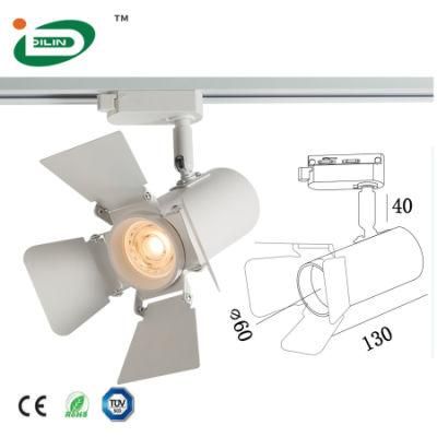 White/Golden/Grey/Whiete Customizable Mini Ceiling Aluminum COB LED Track Housing