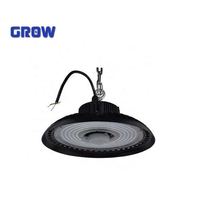 High Quality IP65 Waterproof UFO Die-Cast Aluminum LED High Bay Light with Sensor High Power Indoor and Outdoor Industrial Lighting