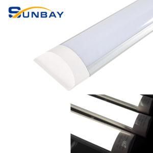 2feet 3feet 4feet 5feet Aluminum+Plastic Flat LED Batten Tube Light 18W 28W 36W 45W 48W