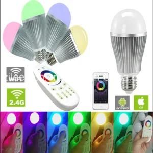 9W E27 E26 B22 RGBW Smart Home LED Lamp WiFi