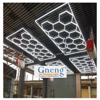 Gneng Factory Direct Sale Hexagon Garage Ceiling Detailing LED Lights