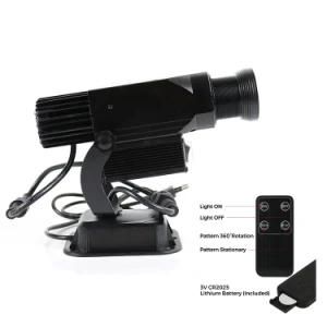 LED 30W Rotation&Static Logo Projector with Manual Zoom