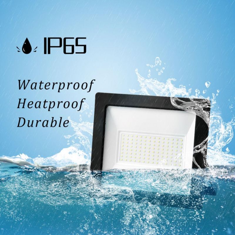 Factory Price LED Lamp 10W-400W Floodlight Super Brightness IP65 Dust-Proof Waterproof LED Outdoor Lighting High Lumen for Garden Courtyard Street CE RoHS ERP