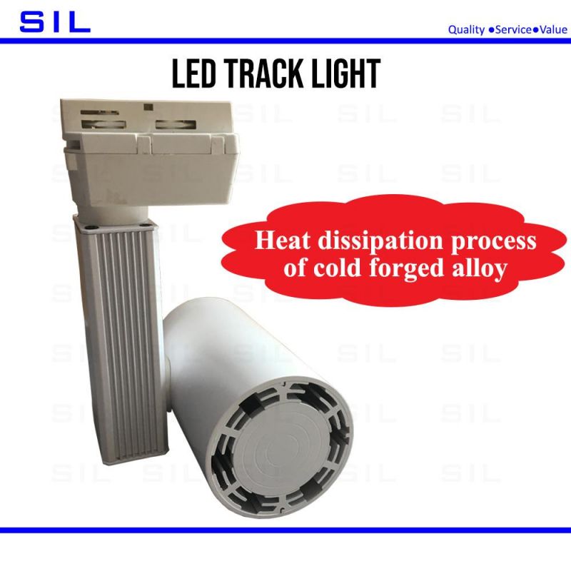 Hot Sale 20watt LED Track Light COB Lamp Ra>80 AC85-265V 110lm/W White Black Color Track Lights