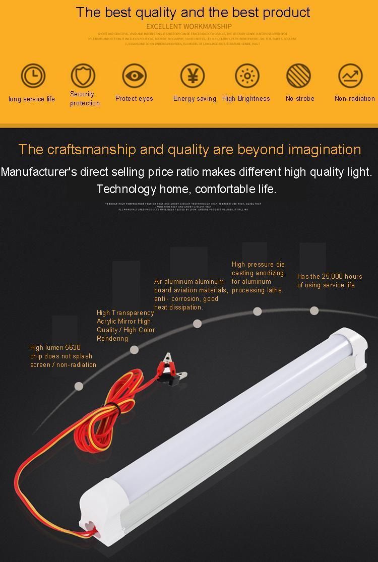 Hot Selling 5W DC 12V T8 LED Tube Light