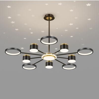 2022 Popular Modern LED Chandelier Star Shining Pendant Lamp Living Room Modern LED Ceiling Light