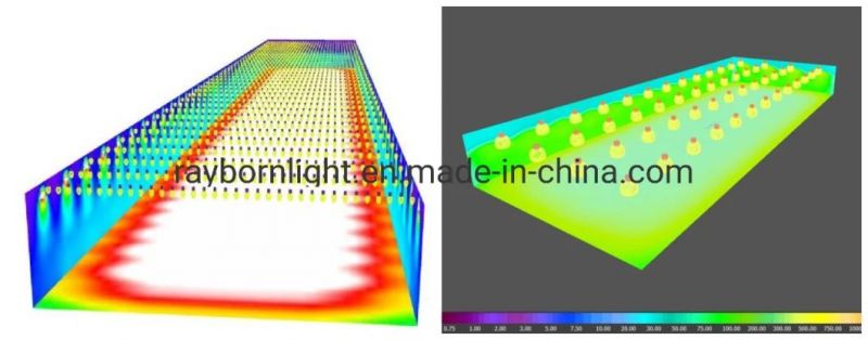 Indoor Stadium Lighting 200W/300W/400W/500W Cold Storage LED High Bay Lights