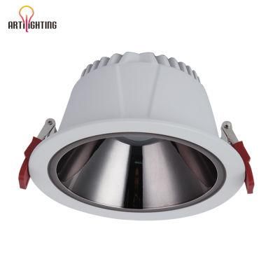 Zhongshan Guzhen IP65 Rated Antiglare Chrome LED Ceiling Downlighters in Kitchen Bathroom