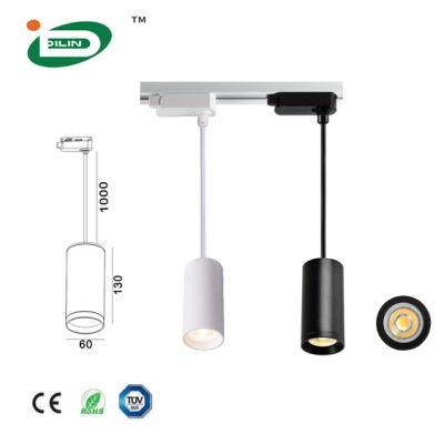3wire Track Rail System LED Pendant Light GU10 Ceiling Lamp Suspended LED Spotlight Indoor Lighting