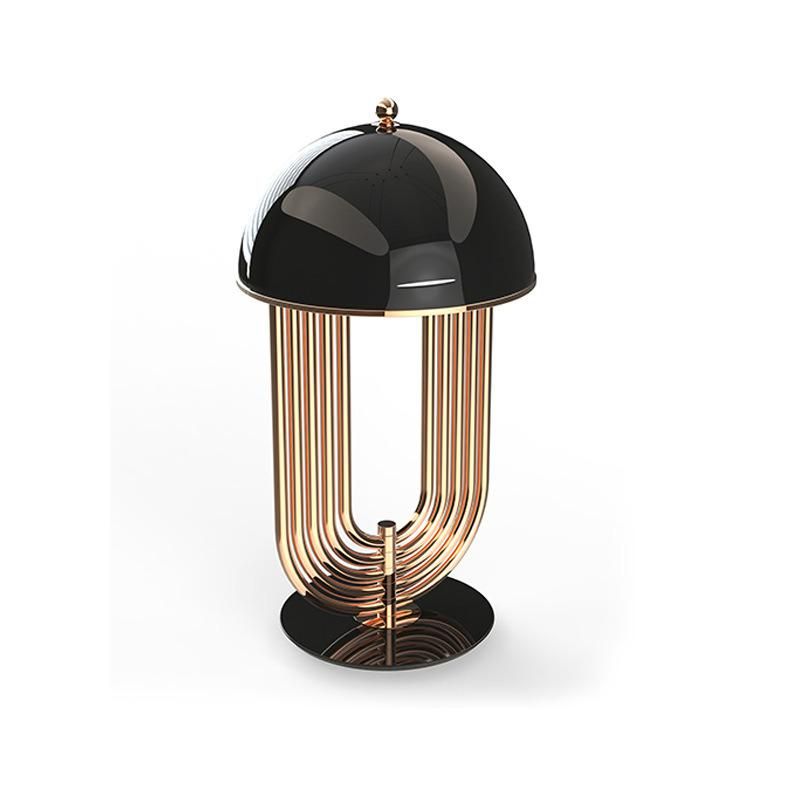 Post-Modern Designer Creative Rotatable Metal Mushroom Hotel Table Lamp (WH-MTB-211)