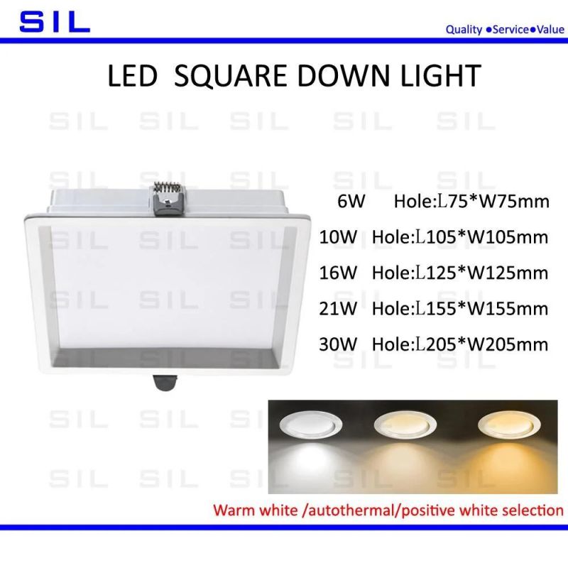 Hot Sales Hotel Commercial LED Down Light 5watt 6W 10W 15W 21W 30W Ceiling Light 5W LED Down Light