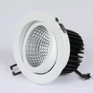 0-10V Dali Triac Dimmable Cool White CRI 90 LED COB Downlight 12W 15W with 220V 50Hz