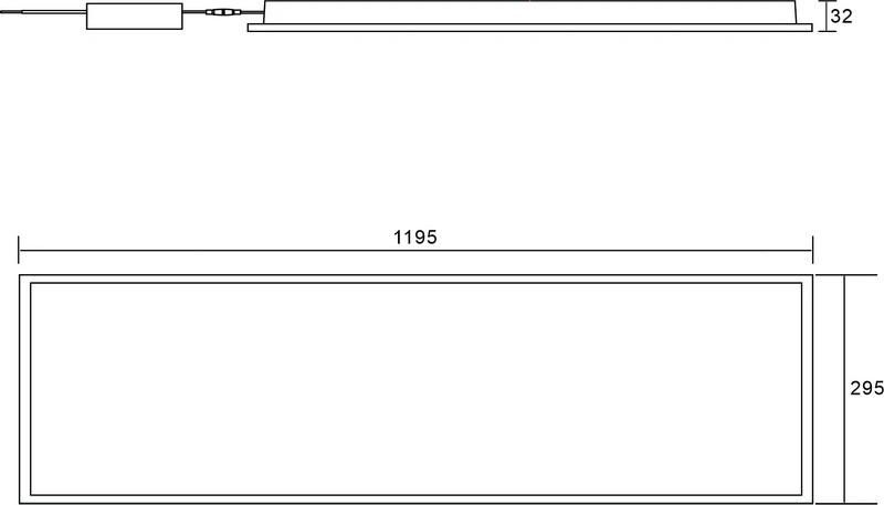 TUV/CE/CB/Lm79/Lm80/TM21/Istmt Certified 40W 295X1195mm LED Recessed Backlit Panel Light, LED Back Light