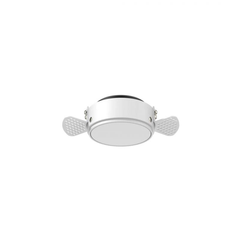 Aluminum Dimmable 6W Ceiling Recessed LED Trimless COB Downlight
