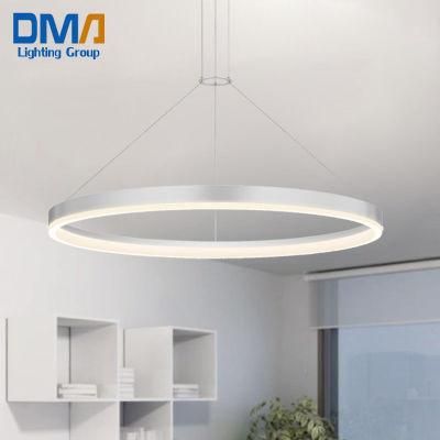 Wholesale Ring LED Acrylic Pendant Lamp Postmodern Lighting Fixture