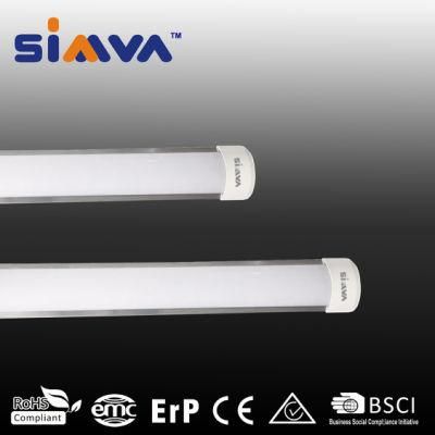 Simva LED Tube Light LED Purify Light LED Purification Light 20W 1600lm 3000-6500K Ra80 LED Batten PF0.5 Flicking Free with Ce Approved