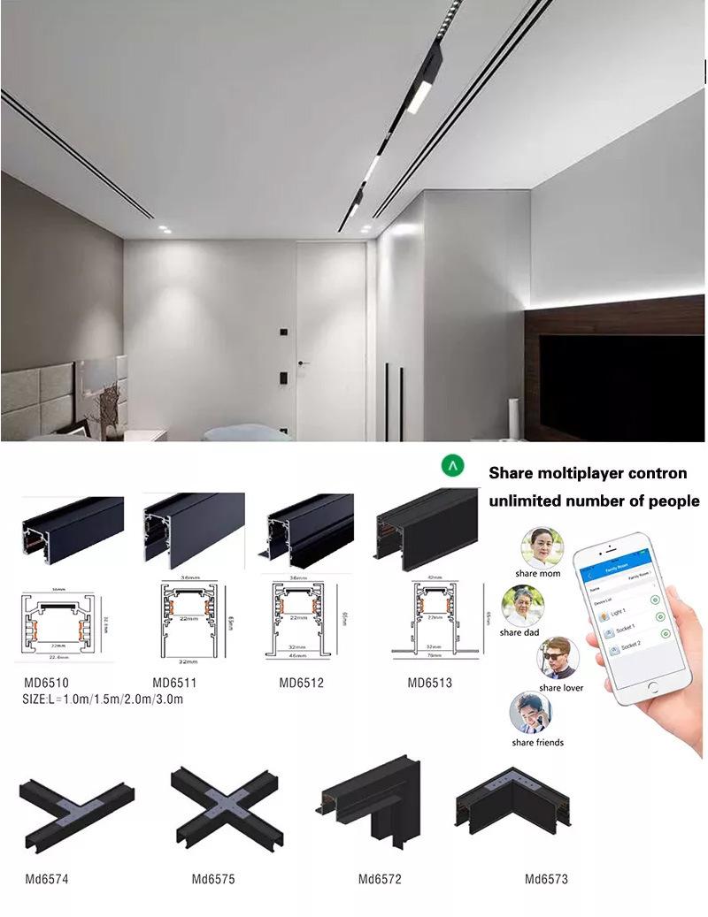 High Quality Global Advanced 3 Phase Replacement LED Track Lighting for The Museum