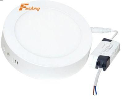 Surface Mounted Fixtures Cheapest 18W Round Square White Aluminium Modern IP44 LED Ceiling Light Lamp