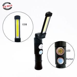 Portable USB Rechargeable Magnetic COB LED Worklight Inspection Light Work Light for Car Repair Emergency