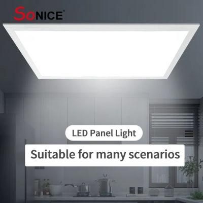 High Lumen Square Recessed Panel Light SMD Isolated Driver Back Light 40W/48W/60W/72W LED Large Panel Light