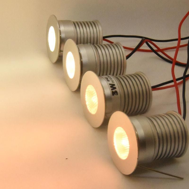 3W CREE LED Downlight 12V 24V Cabinet Light