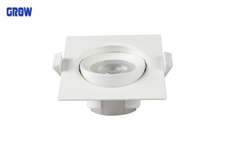 7W Indoor LED Square Spot Down Lamp Lighting SMD Recessed LED Downlight