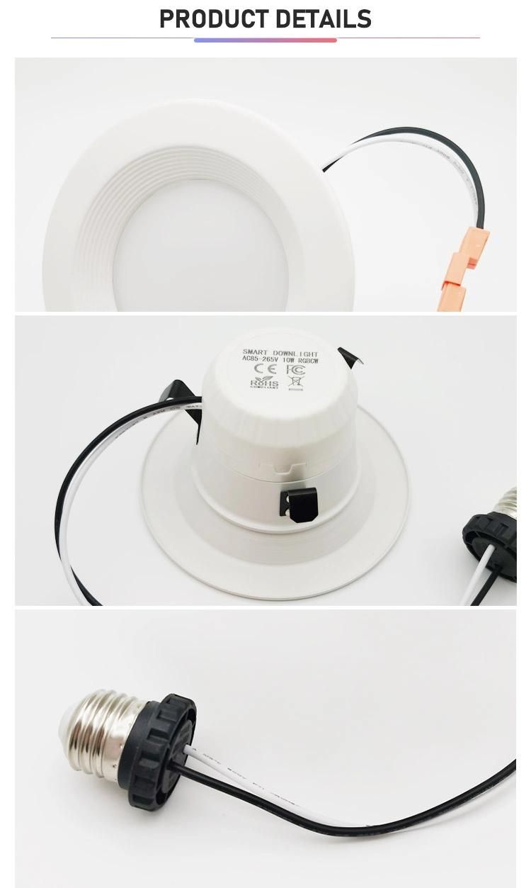 10W Recyclable Cx-Lumen Smart Downlight Bulb with Good Production Line
