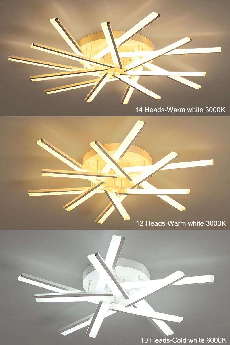 45W Modern Gold Aluminum Residential Bar Ceil LED Light Ceiling Lamp Lights Lighting