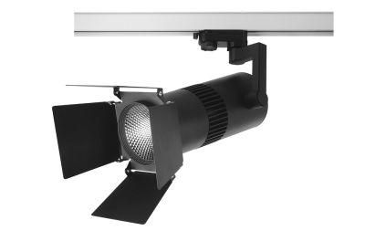 COB 20W Spotlight for Railway System with Barn Door for Indoor Project Ce
