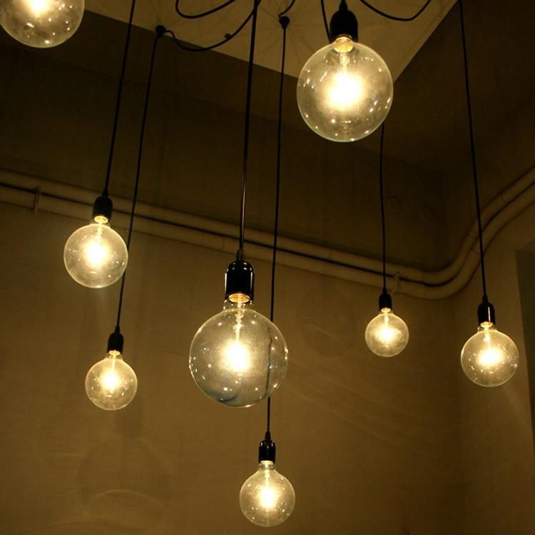 Wholesale Price 8 Arms Rustic Modern Retro Adjustable DIY Ceiling Spider Chandelier Lamp Pendant Light