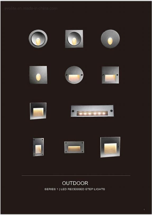 IP65 Waterproof Aluminum LED Recessed Step Light