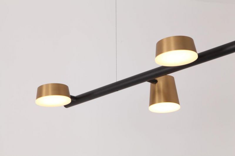 Masivel Lighting Modern Decorative LED Pendant Light for Kitchen Linear Chandelier Light