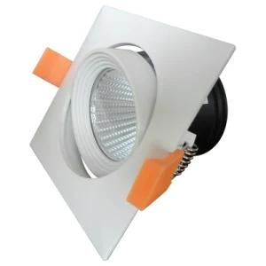 Dimmable Square CE RoHS 3000k 10W COB CREE Recessed LED Downlight (BSCL-3)