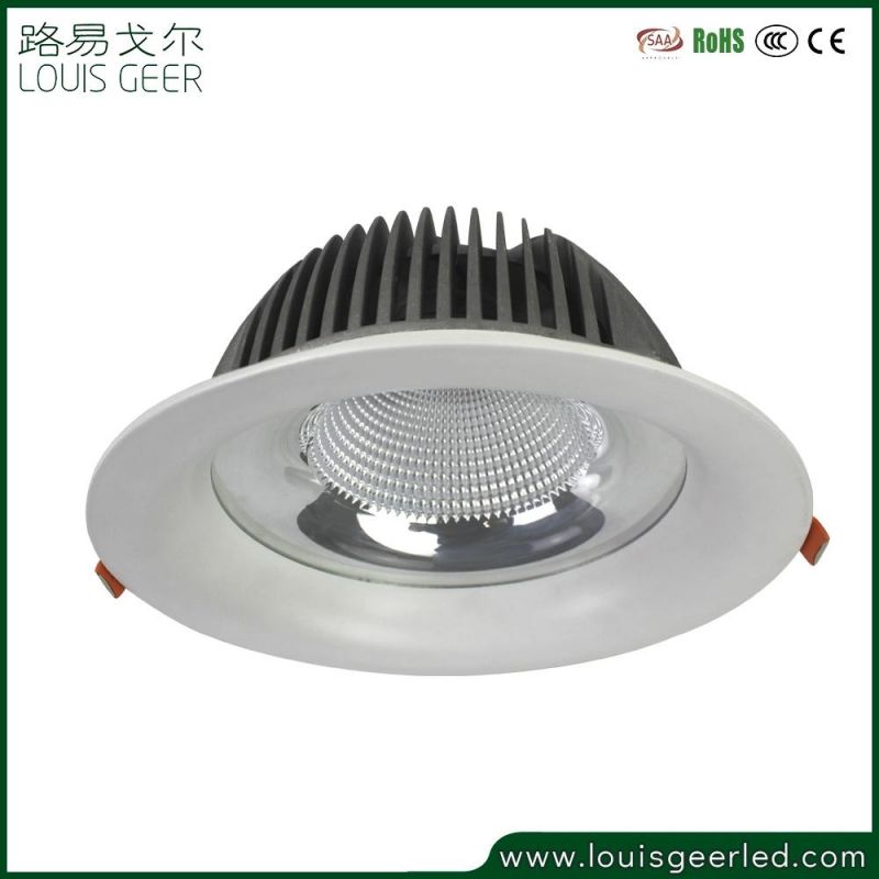 New Design Dimmable Focusable Adjustable 7W 15W 18W 25W 30W Black LED Down Light for Restaurant Lighting