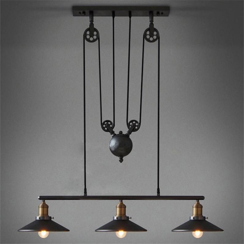 Retro Black Industry Pendant Light Modern Light Bar