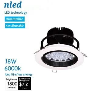 Long Life &amp; Low Energy 18W LED Down Lamp