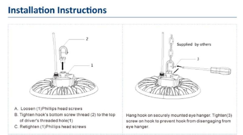 23000lm 200W UFO LED High Bay Light Industrial Commercial Lighting CE RoHS for Garage Warehouse