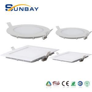 Foshan Factory Good Sealed LED Light Panel 3W Slim 9W Square Ceiling Light