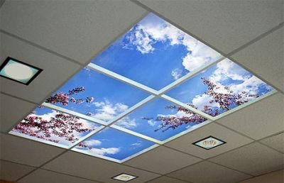 Blue Sky/White Clouds LED Ceiling Panel Light for Indoor Design