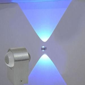 2W Aluminum LED Wall Light Lamps for Bedside Bedroom Distributor