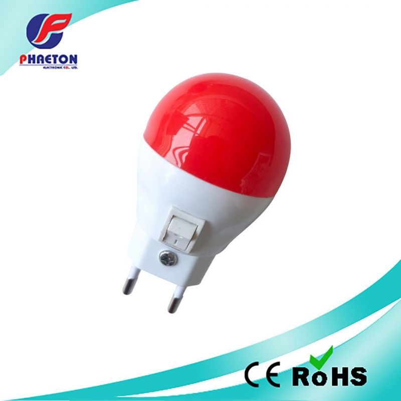 Colorful LED Night Bulb with Switch