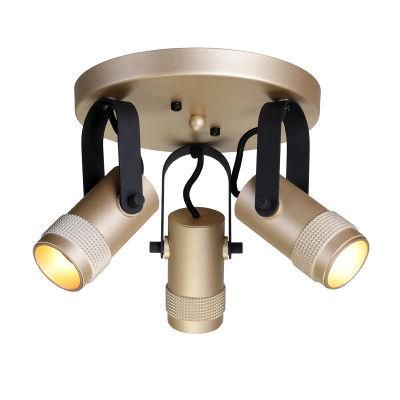 New Arrival Modern Simple Design Villa Residence Indoor Gold GU10 LED Ceiling Light