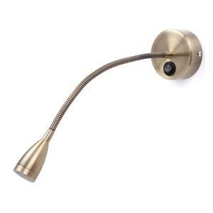 Meanyee Flexible Wall Reading Lights/Bedside Lamp with Switch, 1 * 3 Watt CREE LED, Bronze My-B031