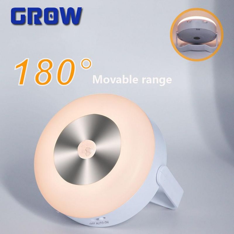 Human Body Induction + Light Control Cabinet Lights, Rechargeable or AA Battery Dual Power Supply Night Light