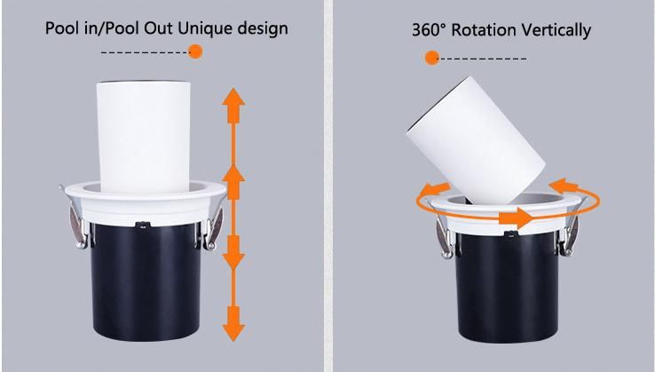 Distributor GU10 LED Down Light Ceiling Spotlight Lamp Double Heads Down Light Fixtures LED Bulb Lighting 3W 5W 9W